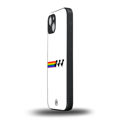 proud dinosaurs back phone cover | glass case for iphone 14