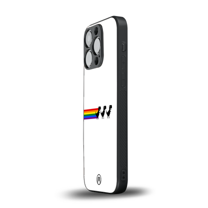 proud dinosaurs back phone cover | glass case for iphone 16 pro