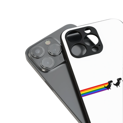 proud dinosaurs back phone cover | glass case for iphone 15 pro