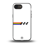 proud dinosaurs back phone cover | glass case for iphone 16e