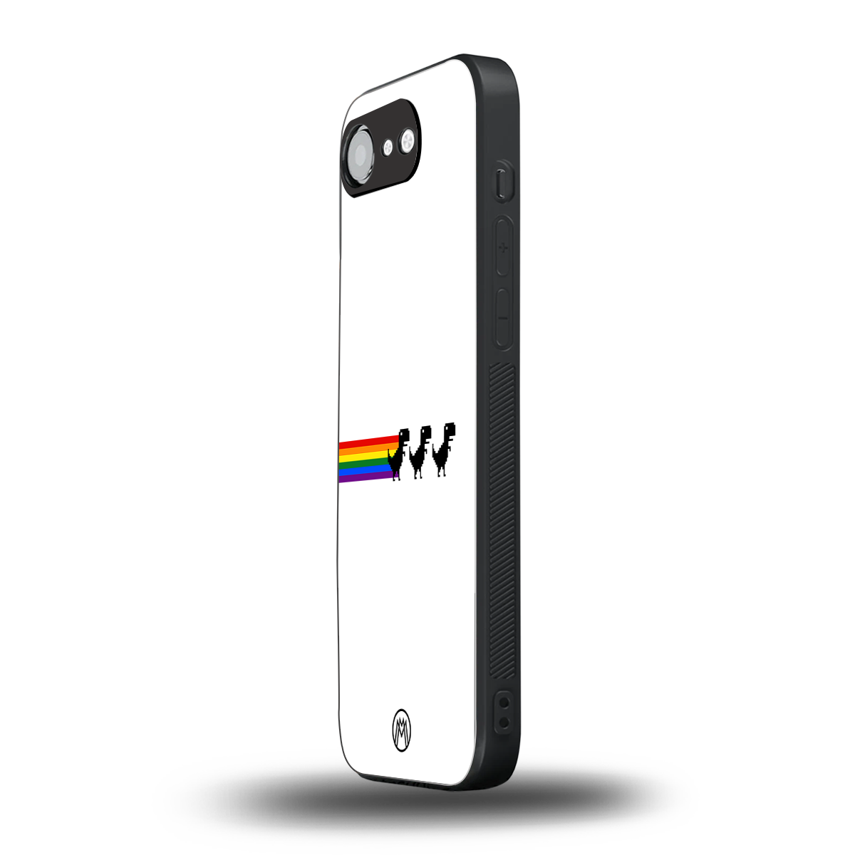 proud dinosaurs back phone cover | glass case for iphone 16e