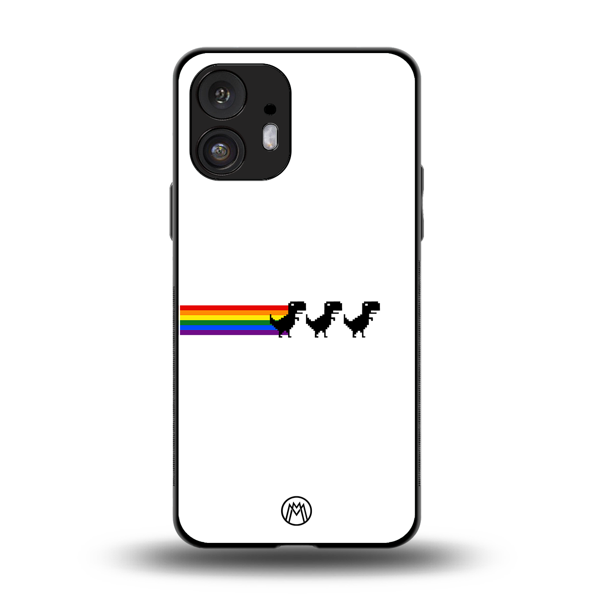 proud dinosaurs back phone cover | glass case for nothing phone 2