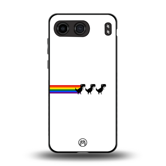 proud dinosaurs back phone cover | glass case for oneplus nord 4