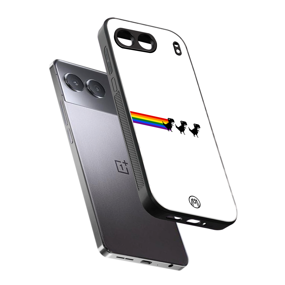 proud dinosaurs back phone cover | glass case for oneplus nord 4