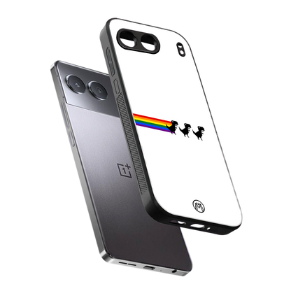 proud dinosaurs back phone cover | glass case for oneplus nord 4
