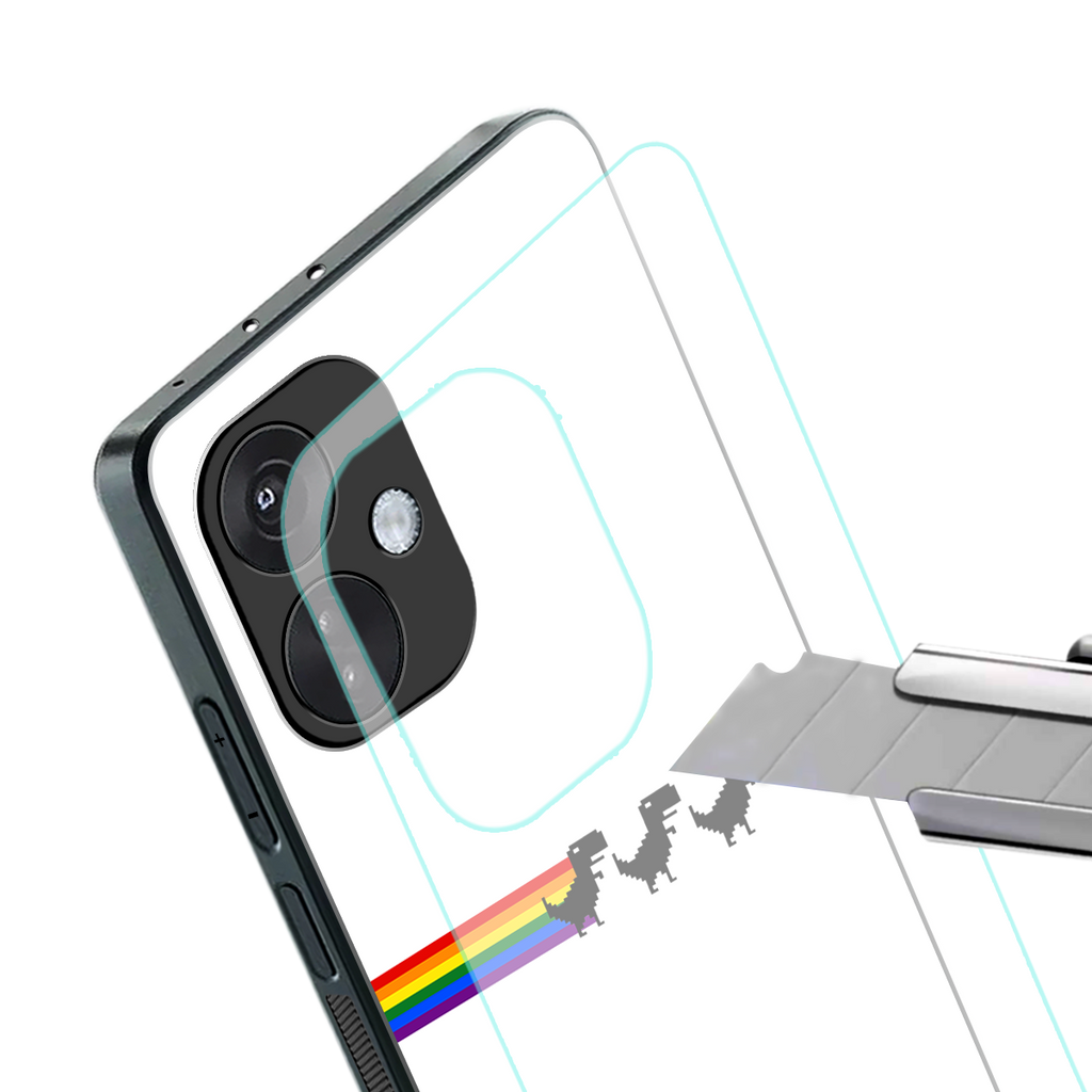 proud dinosaurs back phone cover | glass case for oneplus nord ce 3