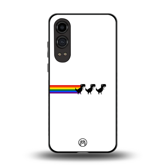 proud dinosaurs back phone cover | glass case for oneplus nord ce 4 lite