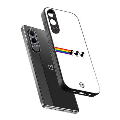 proud dinosaurs back phone cover | glass case for oneplus nord ce 4 lite