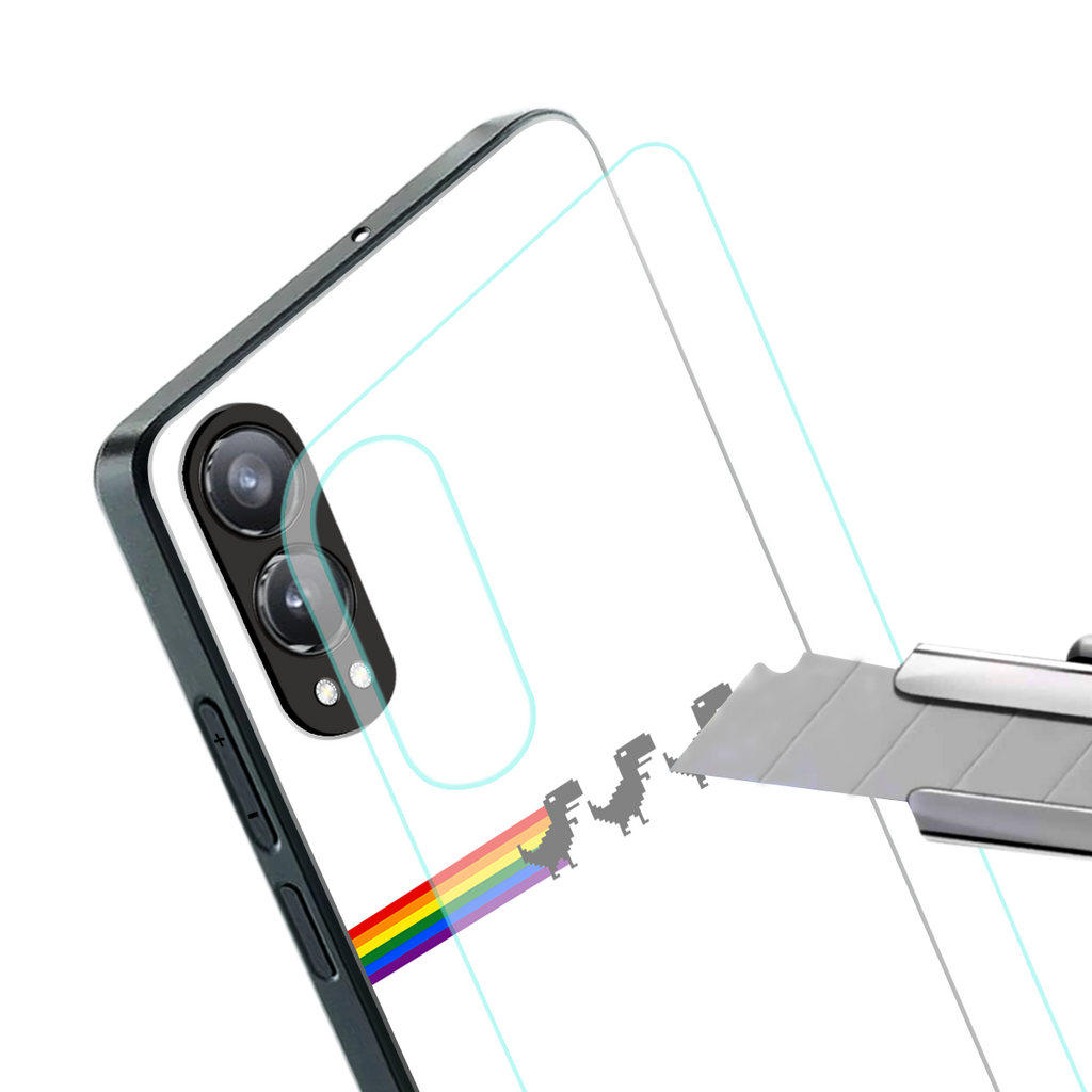 proud dinosaurs back phone cover | glass case for oneplus nord ce 4 lite