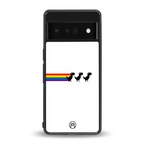 proud dinosaurs back phone cover | glass case for google pixel 6 pro