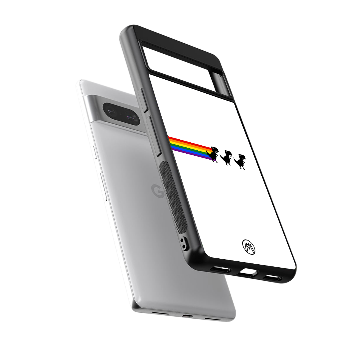 proud dinosaurs back phone cover | glass case for Google Pixel 7