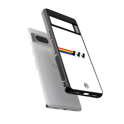 proud dinosaurs back phone cover | glass case for Google Pixel 7