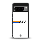 proud dinosaurs back phone cover | glass case for google pixel 8 pro