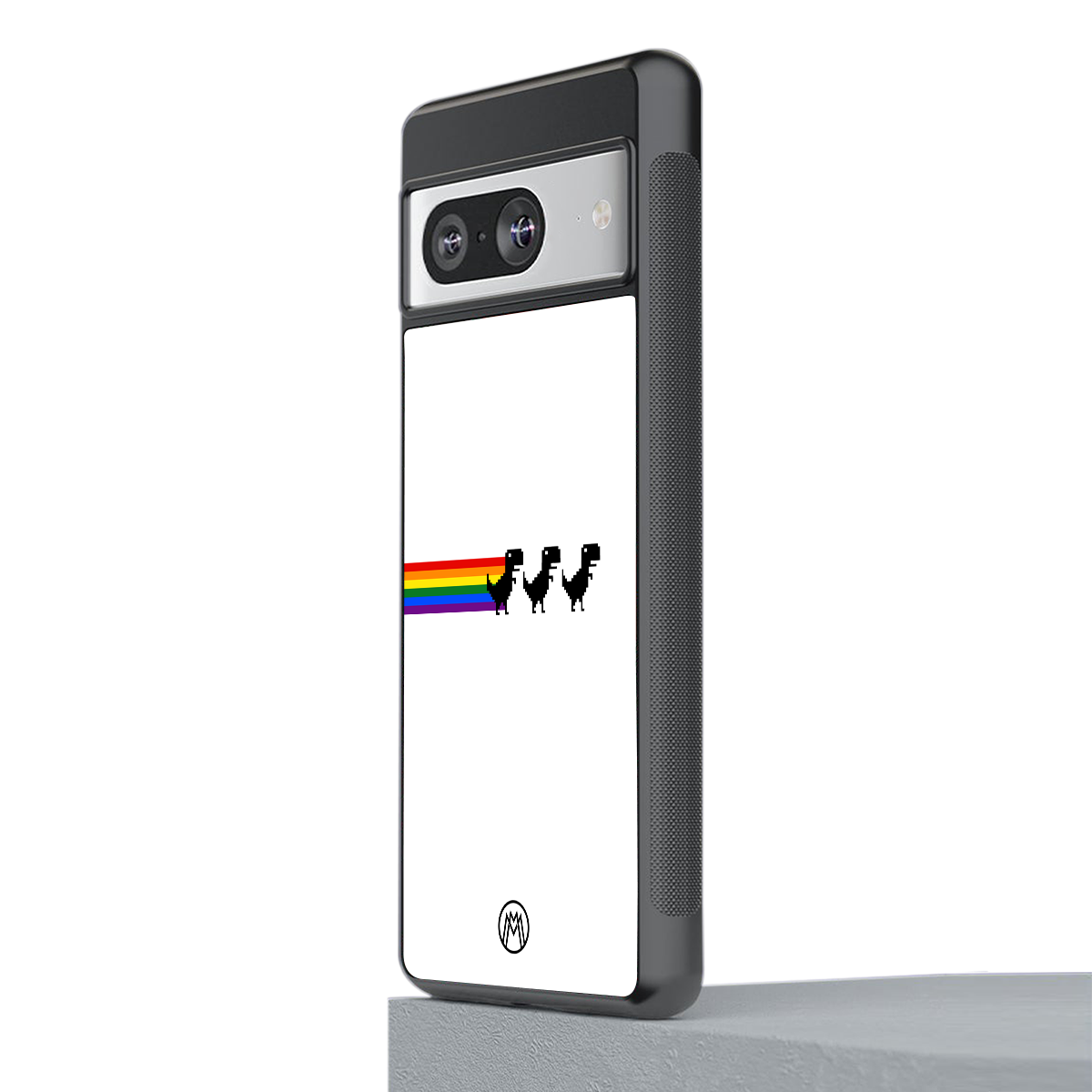 proud dinosaurs back phone cover | glass case for Google Pixel 8