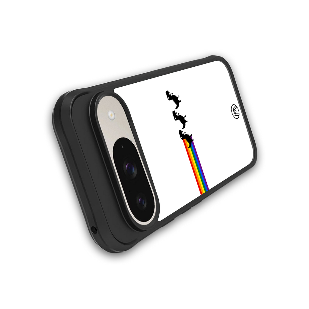 proud dinosaurs back phone cover | glass case for google pixel 9