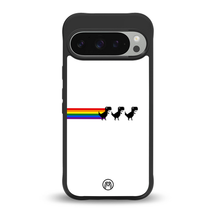 proud dinosaurs back phone cover | glass case for google pixel 9 pro