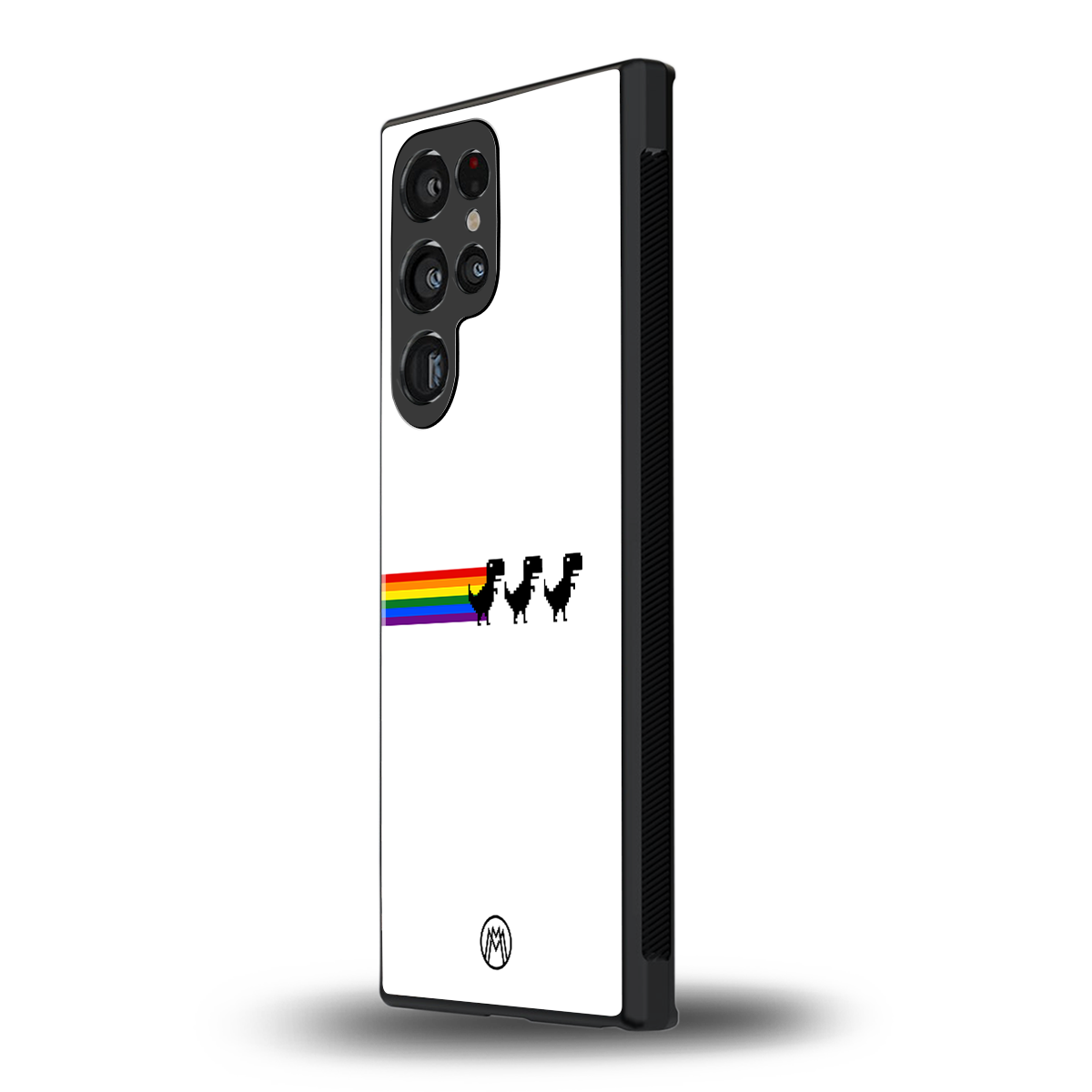 proud dinosaurs back phone cover | glass case for samsung galaxy s23 ultra