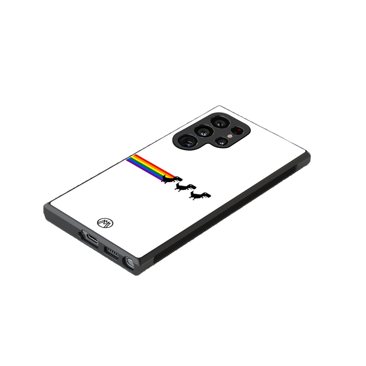 proud dinosaurs back phone cover | glass case for samsung galaxy s23 ultra