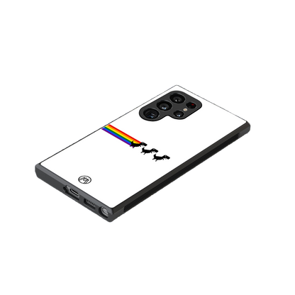 proud dinosaurs back phone cover | glass case for samsung galaxy s23 ultra