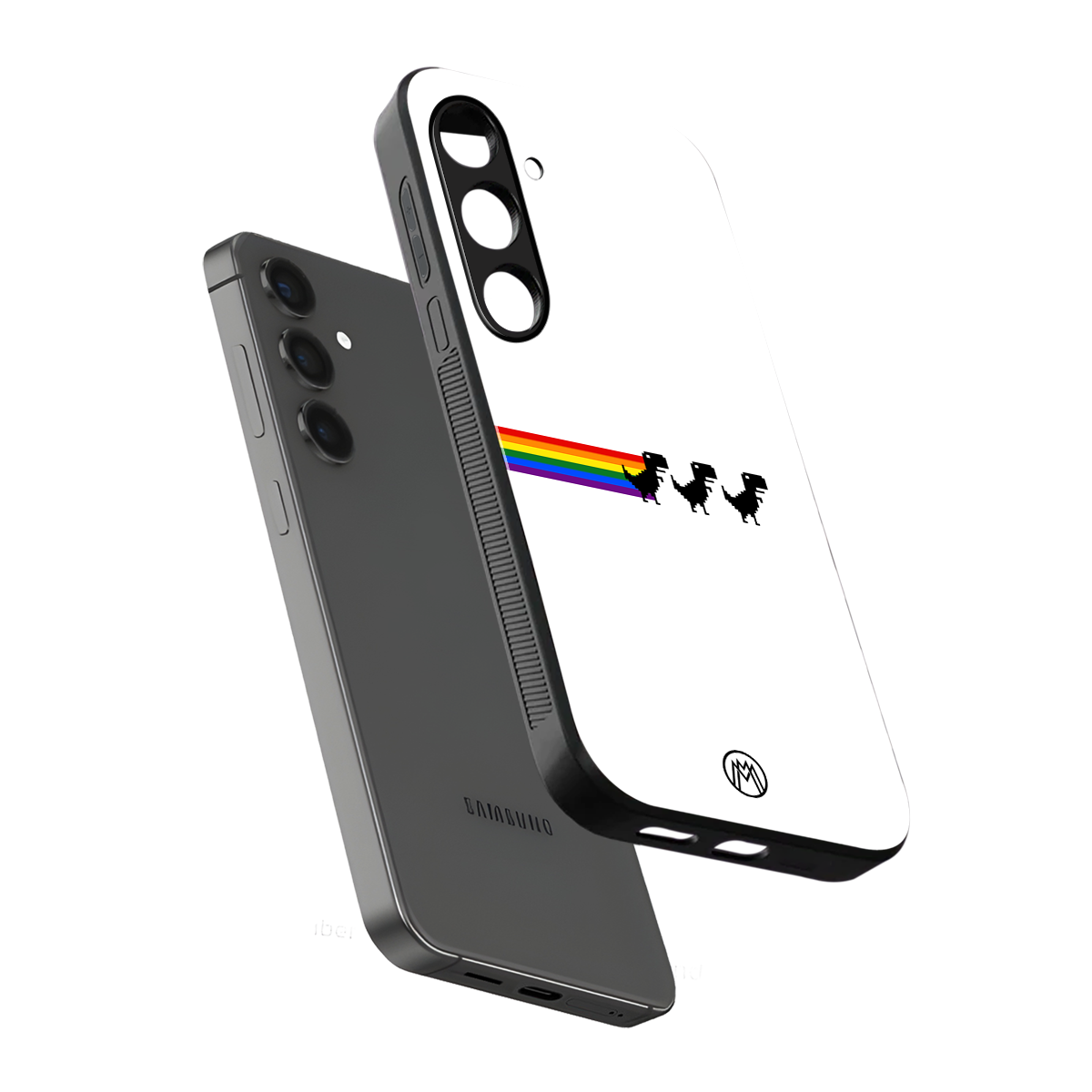 proud dinosaurs back phone cover | glass case for samsung galaxy s23 plus