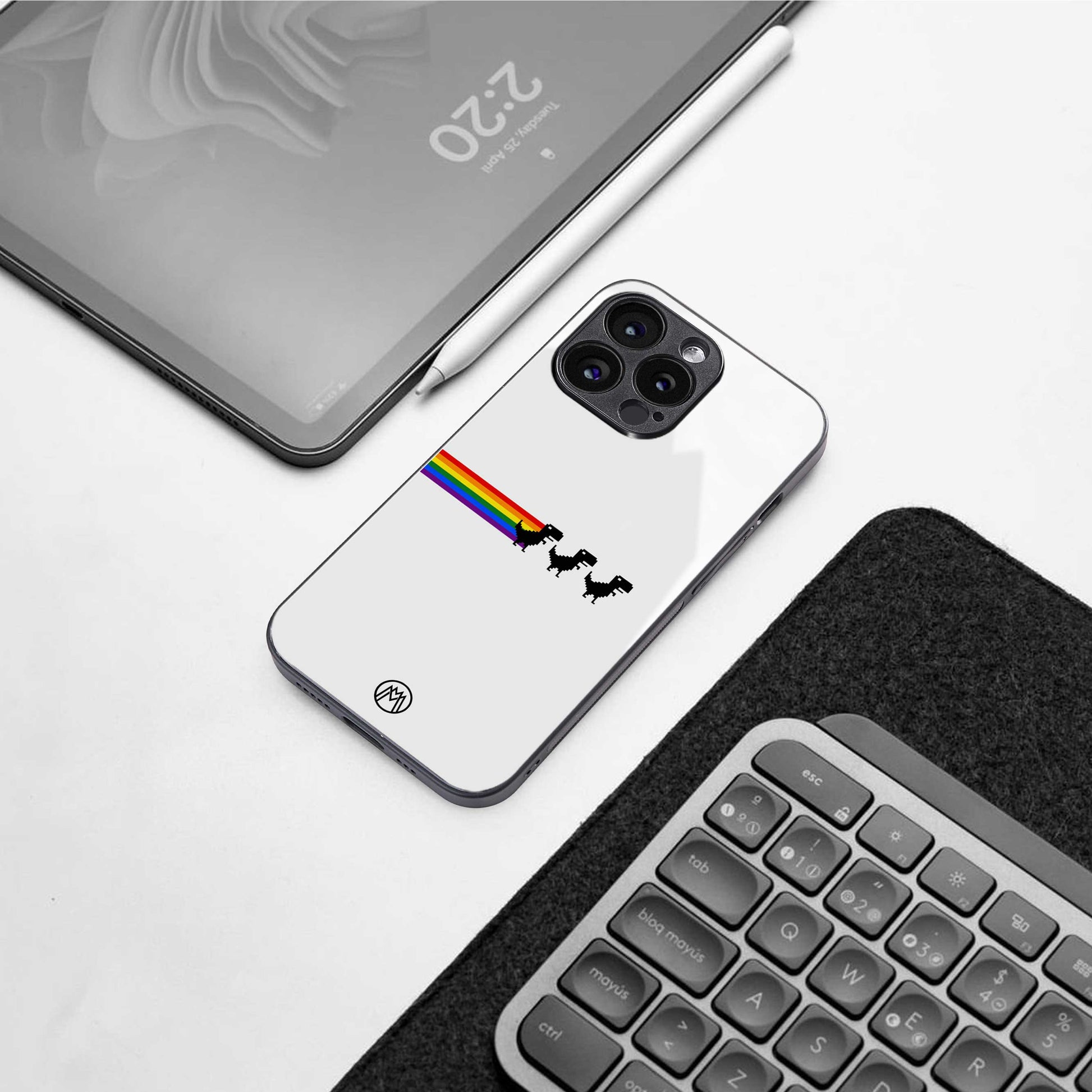 proud dinosaurs back phone cover | glass case for samsung galaxy s23 ultra