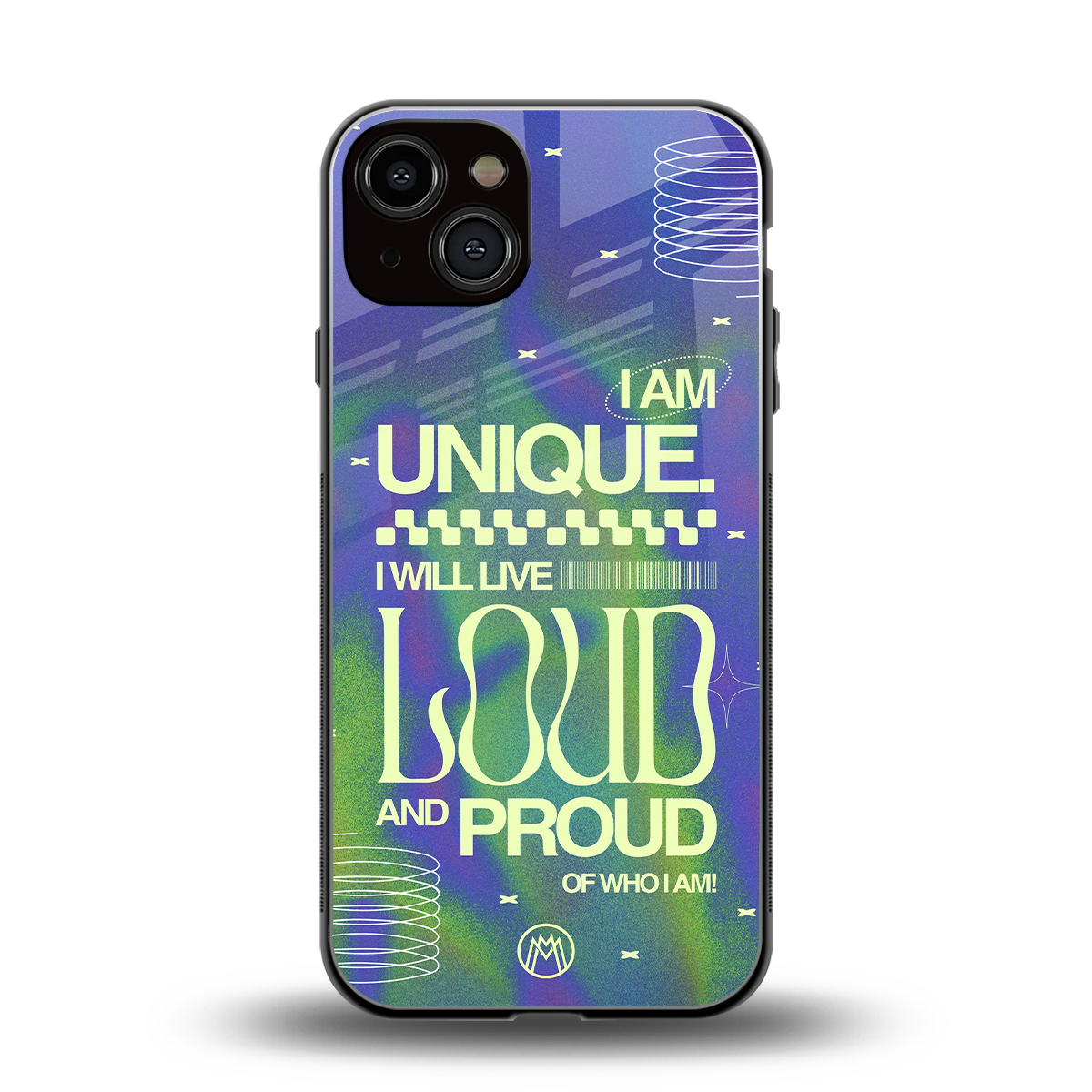 proudly me back phone cover | glass case for iphone 13