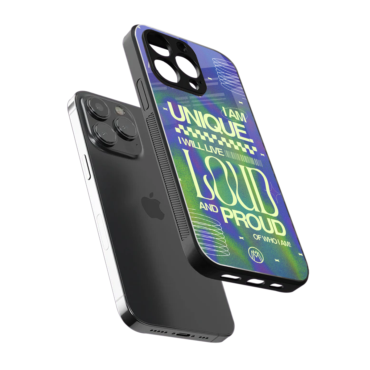 proudly me back phone cover | glass case for iphone 15 pro max