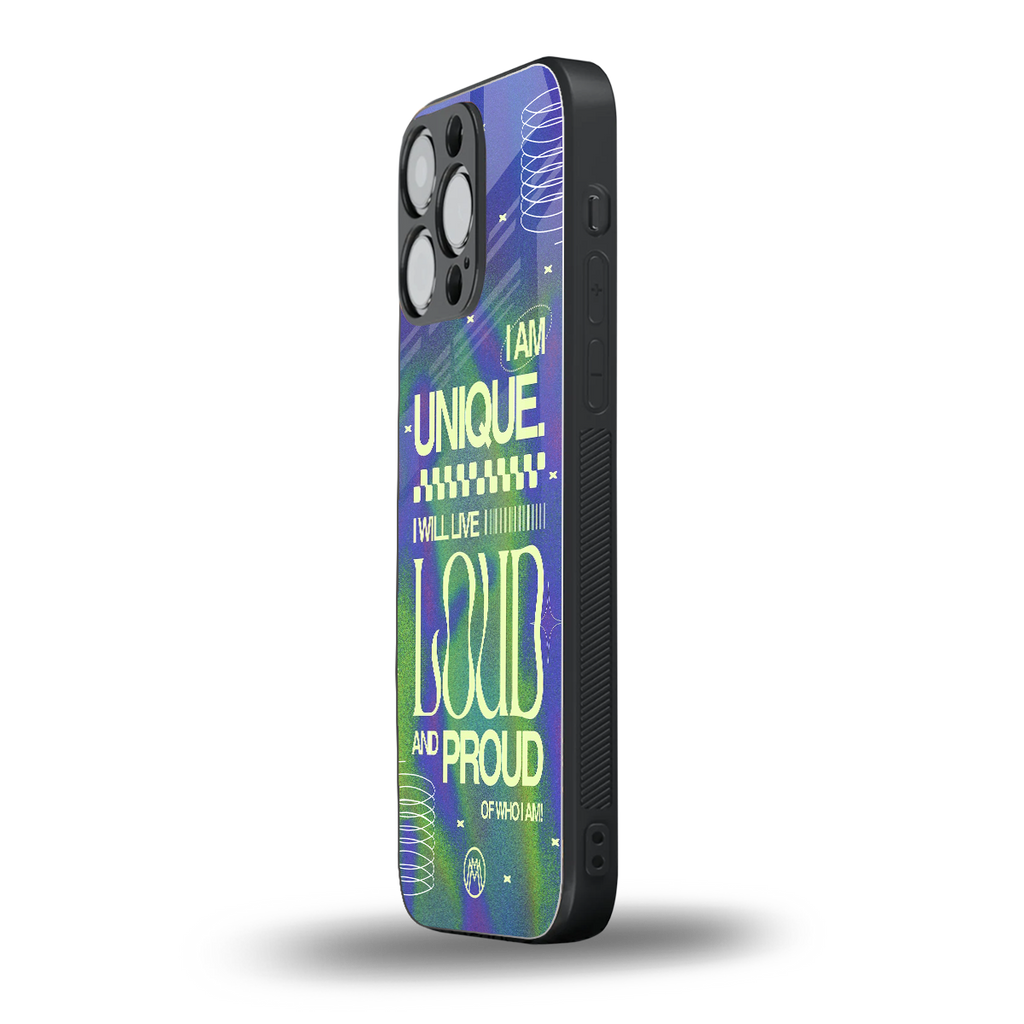proudly me back phone cover | glass case for iphone 14 pro max