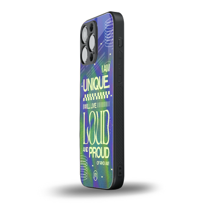 proudly me back phone cover | glass case for iphone 14 pro max