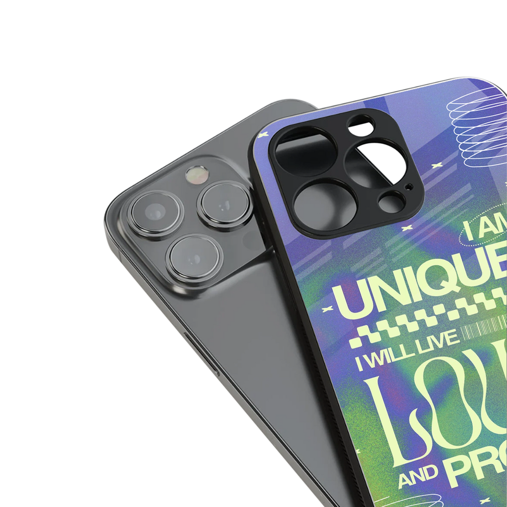 proudly me back phone cover | glass case for iphone 14 pro max