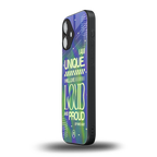 proudly me back phone cover | glass case for iphone 16