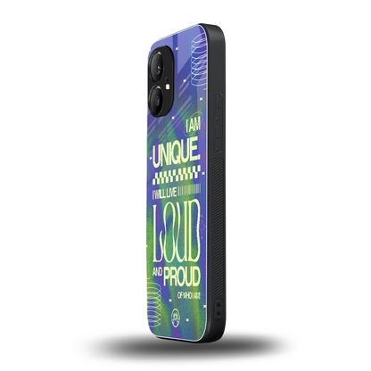 proudly me back phone cover | glass case for nothing phone 1