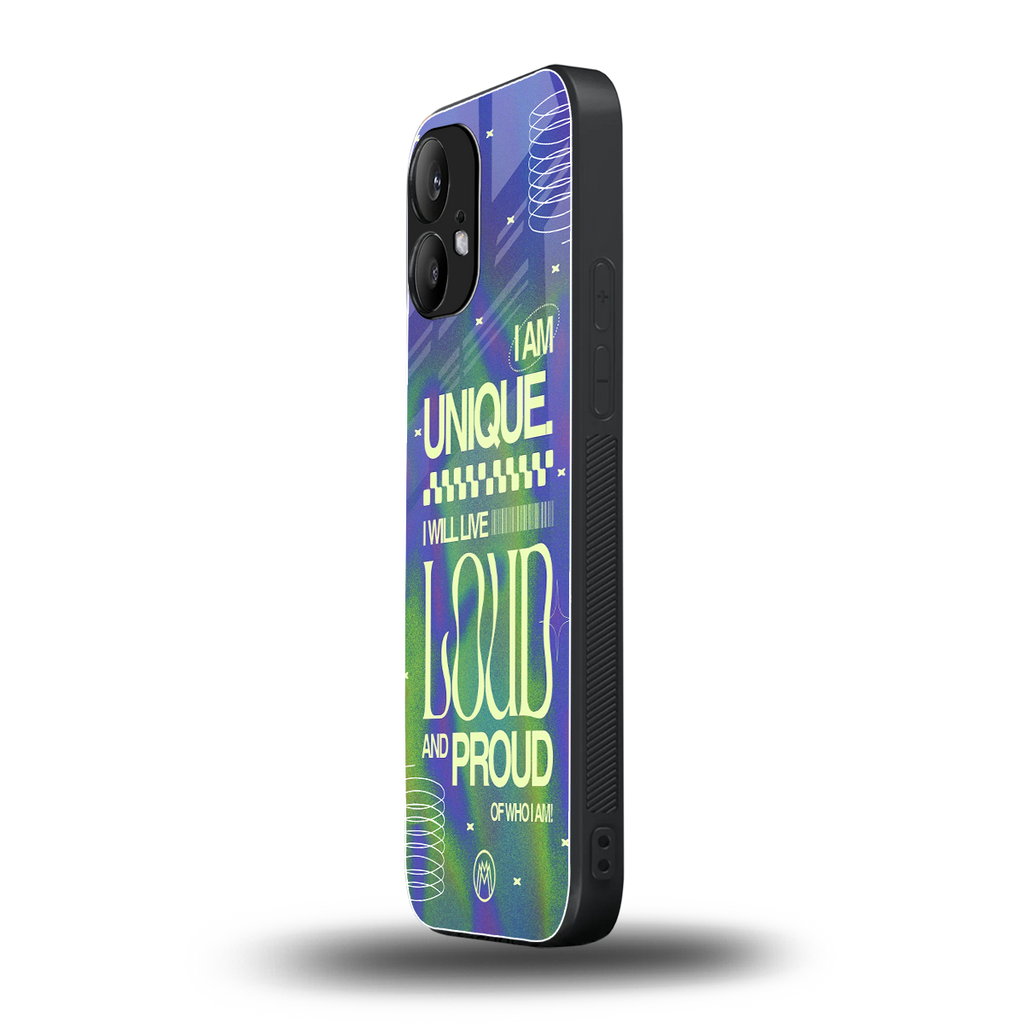 proudly me back phone cover | glass case for nothing phone 2