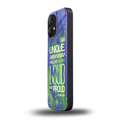 proudly me back phone cover | glass case for nothing phone 2