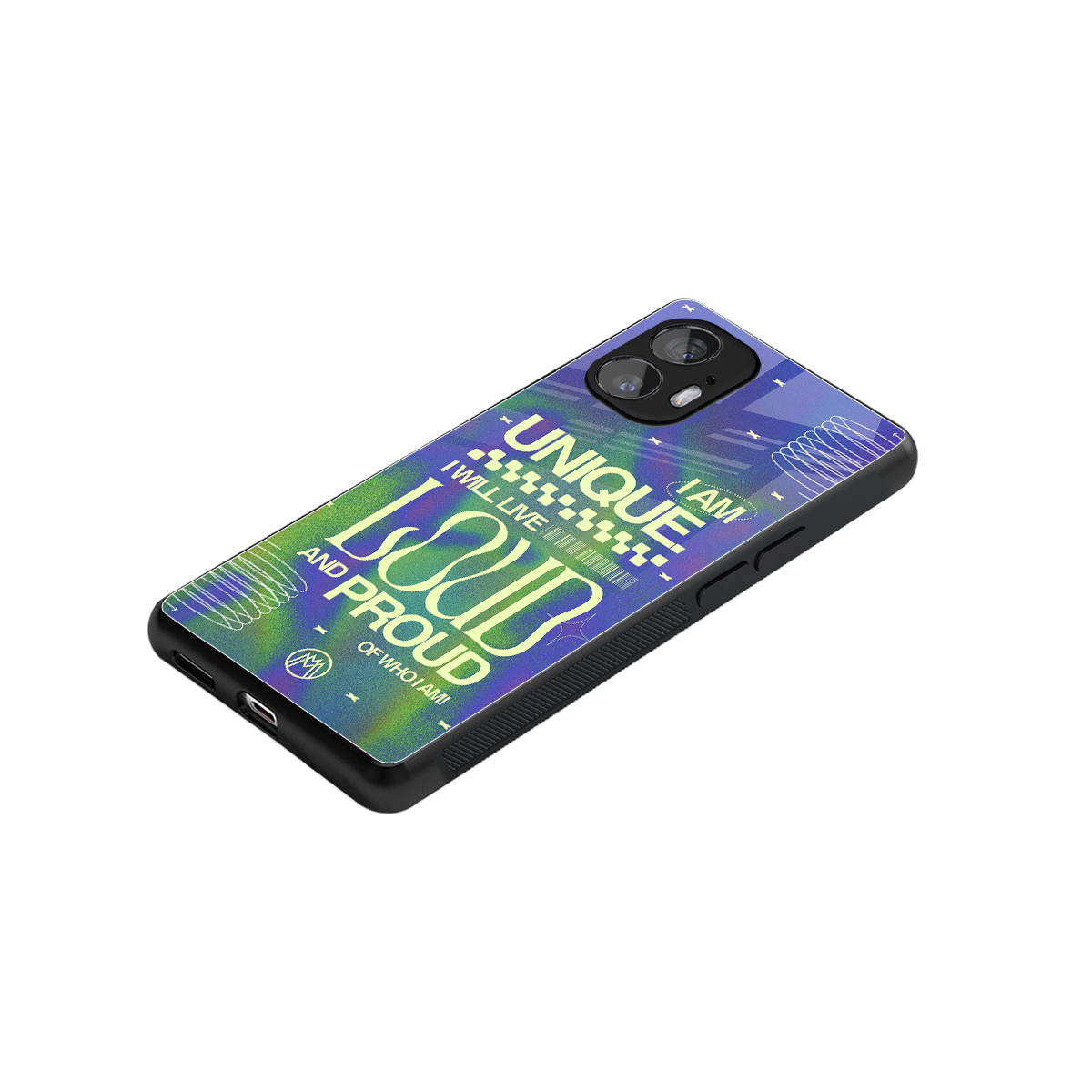 proudly me back phone cover | glass case for nothing phone 2