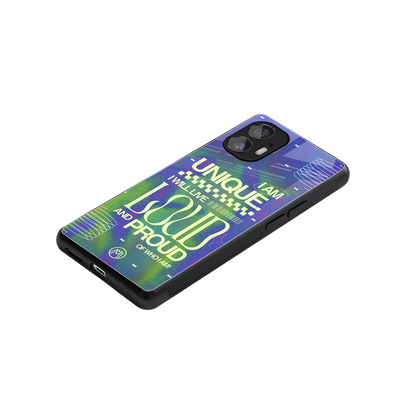 proudly me back phone cover | glass case for nothing phone 2