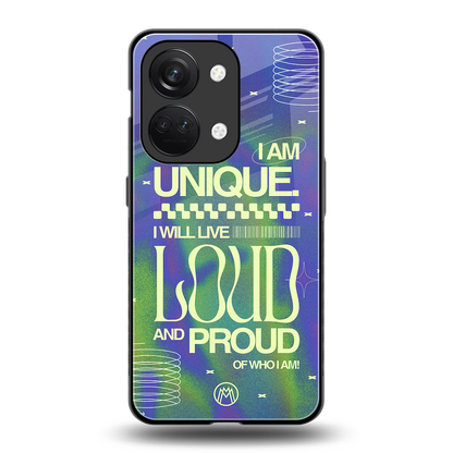 proudly me back phone cover | glass case for oneplus nord 3