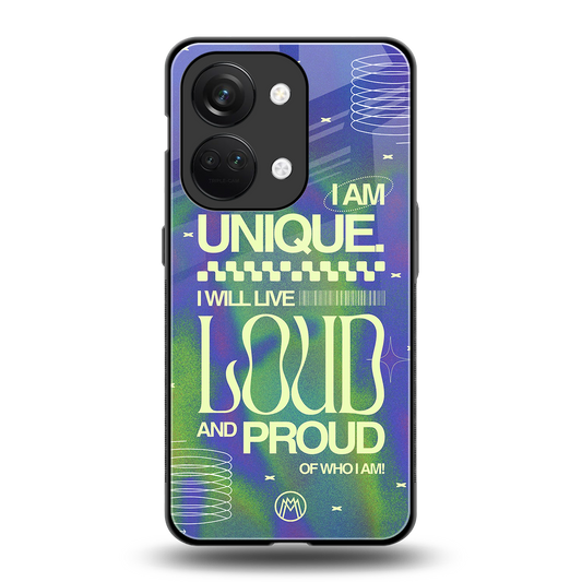 proudly me back phone cover | glass case for oneplus nord 3