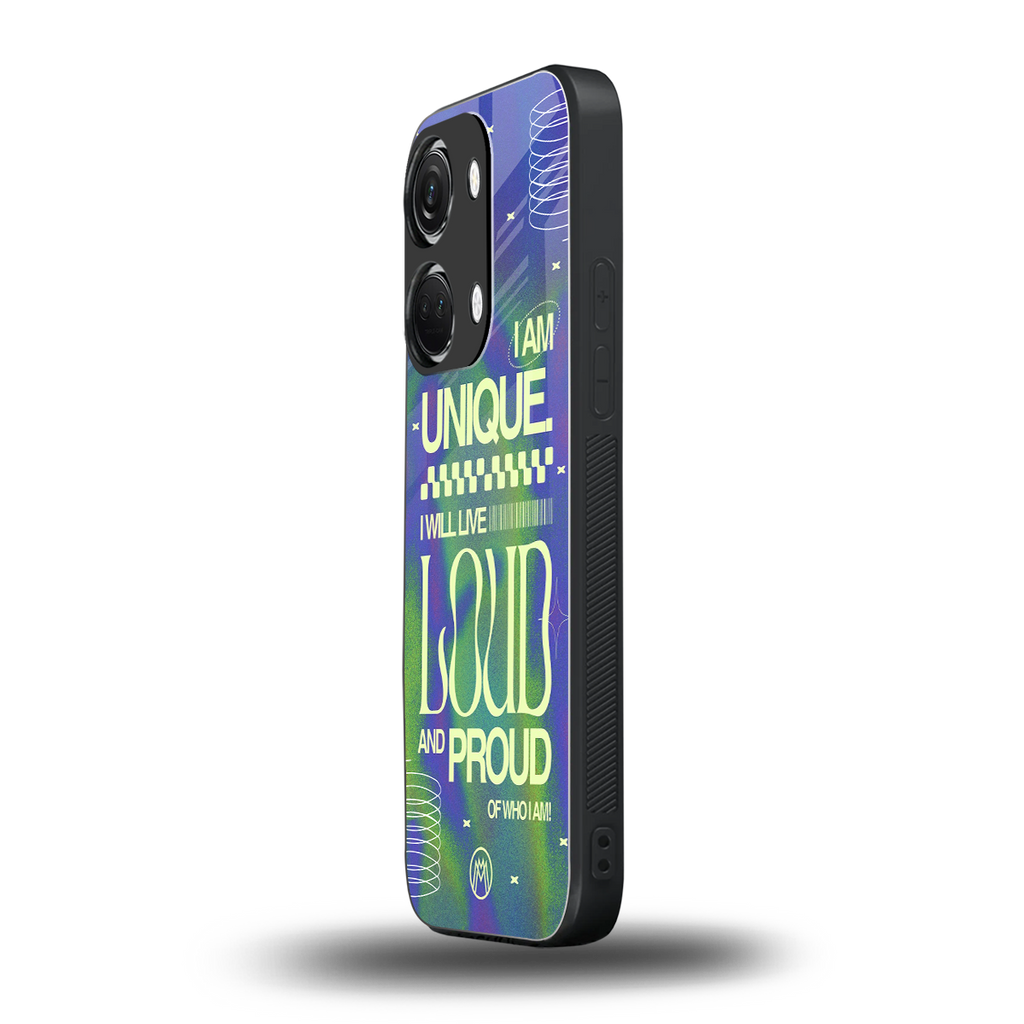 proudly me back phone cover | glass case for oneplus nord 3