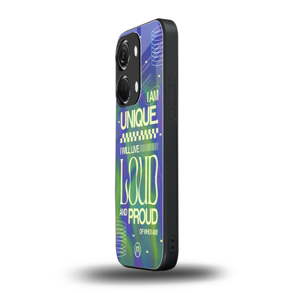 proudly me back phone cover | glass case for oneplus nord 3