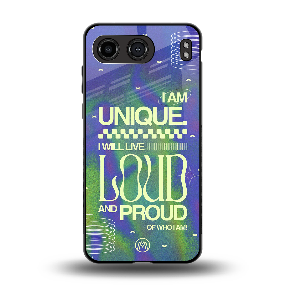 proudly me back phone cover | glass case for oneplus nord 4
