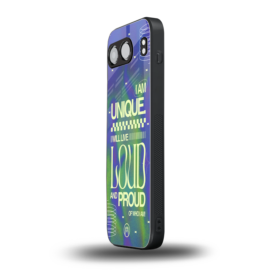 proudly me back phone cover | glass case for oneplus nord 4