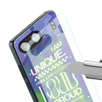 proudly me back phone cover | glass case for oneplus nord 4