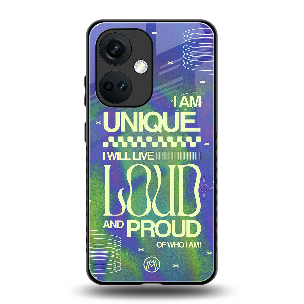 proudly me back phone cover | glass case for oneplus nord ce 3