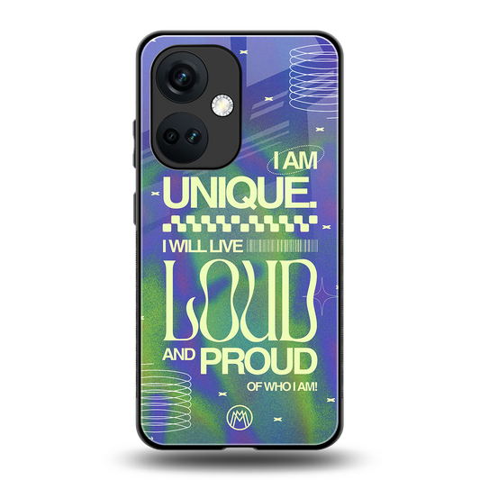 proudly me back phone cover | glass case for oneplus nord ce 3