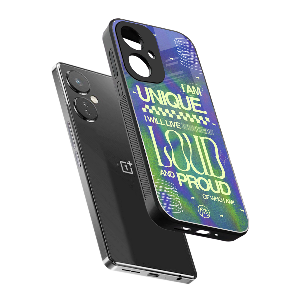 proudly me back phone cover | glass case for oneplus nord ce 3
