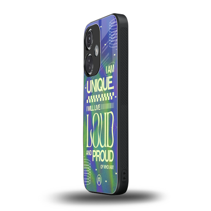 proudly me back phone cover | glass case for oneplus nord ce 3