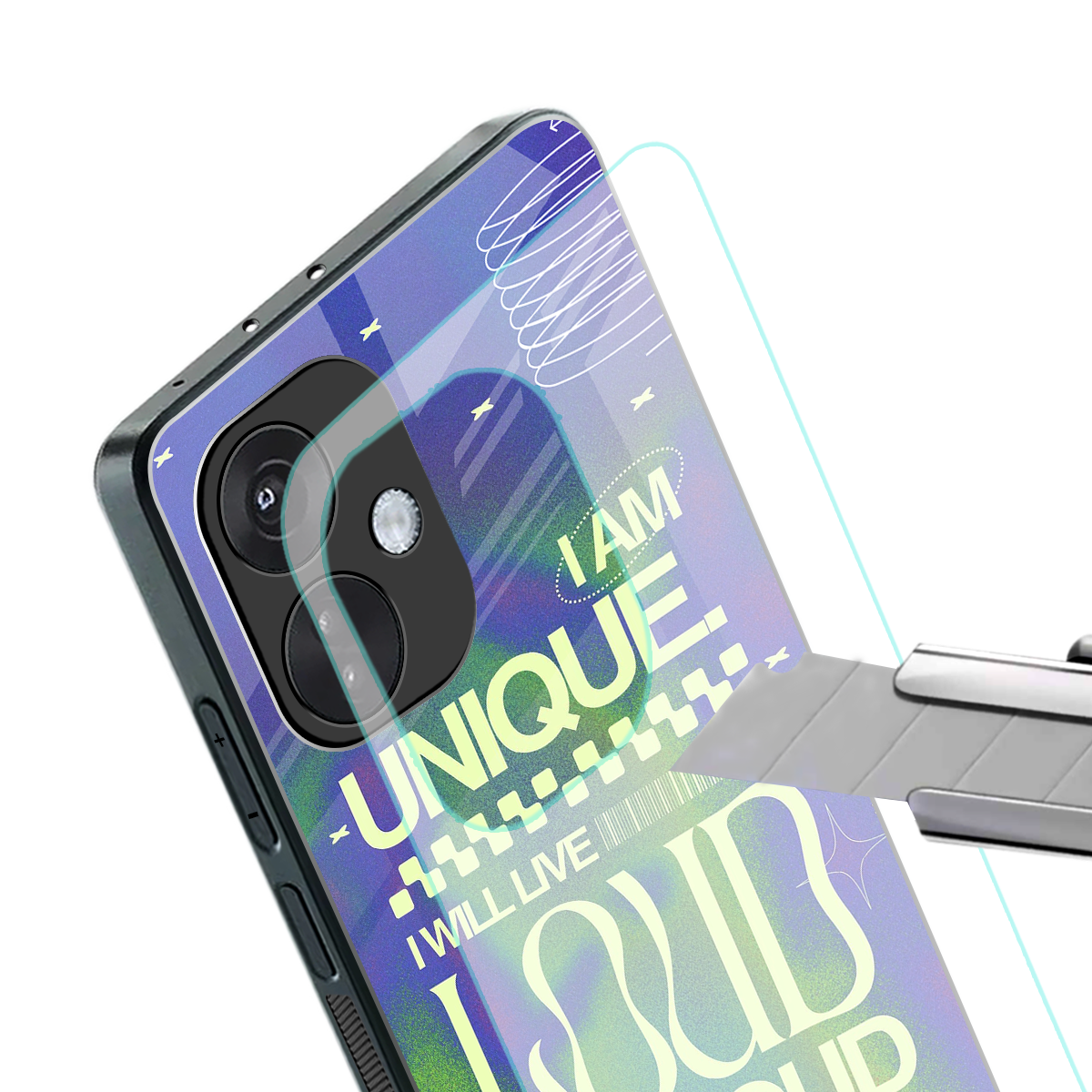 proudly me back phone cover | glass case for oneplus nord ce 3