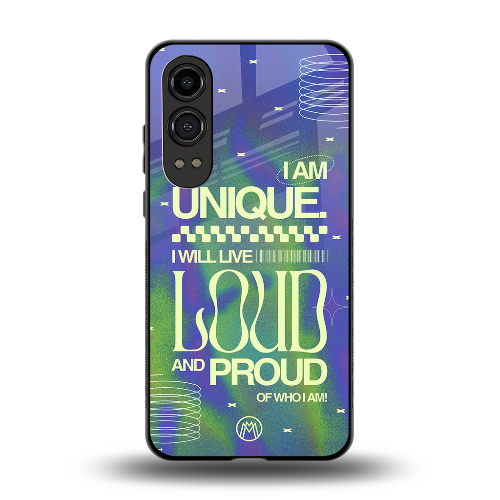 proudly me back phone cover | glass case for oneplus nord ce 4 lite