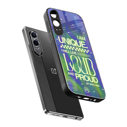 proudly me back phone cover | glass case for oneplus nord ce 4 lite